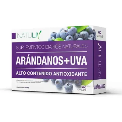 Natuliv Arándanos Cápsulas x 60