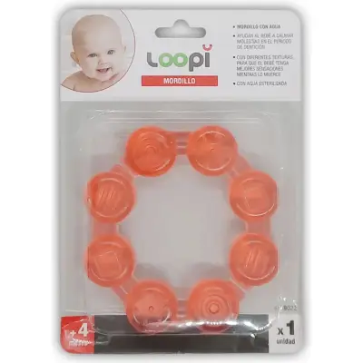 Mordillo con Agua Baby First Loopi