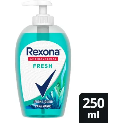 Jabón Líquido Rexona Antibacterial Fresh 250 ml