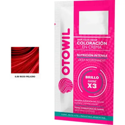 Tintura Capilar Otowil Argán 50 ml - Pack 25 sobres