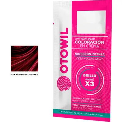 Tintura Capilar Otowil Arganámbar Tono 5.26 Sobre x 25