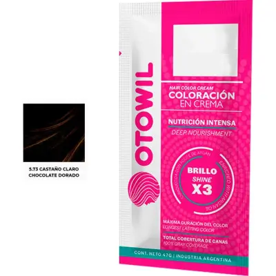 Tintura Capilar Otowil Argan Sobres x 25