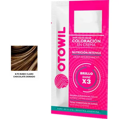 Tintura Capilar Otowil Argan Sobres x 25