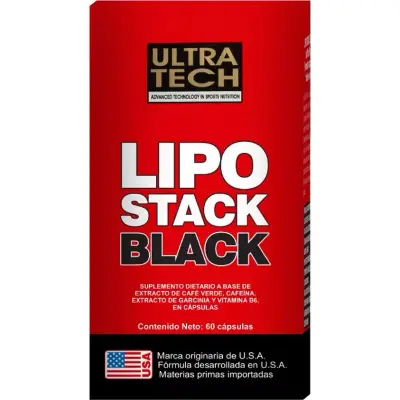 Suplemento Dietario Ultra Tech Lipo Stack 60 Cápsulas