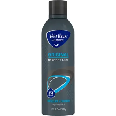 Desodorante Aerosol Veritas Hombre Original 305 ml