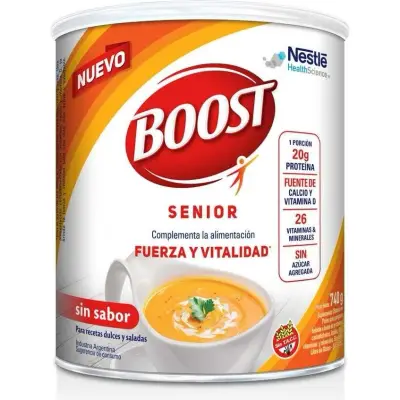 Boost Suplemento Nutricional Sin Sabor en Polvo Lata 740 g