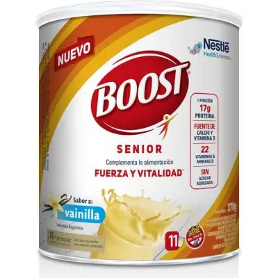 Suplemento Nutricional Boost Vainilla en Polvo Lata 370 g