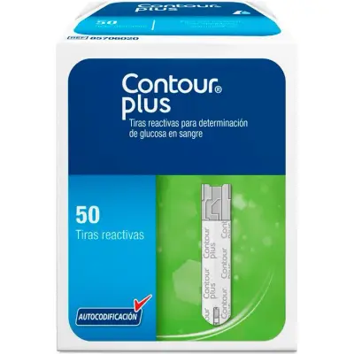 Tiras Reactivas Contour Plus x 50
