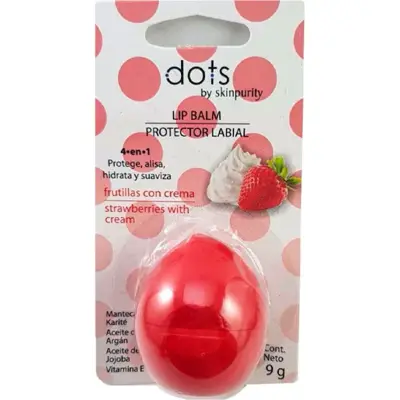 Bálsamo Labial Dots Frutilla 9 g