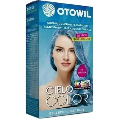 Tintura Capilar Otowil Cielo Celeste 47 g x 6 Unidades