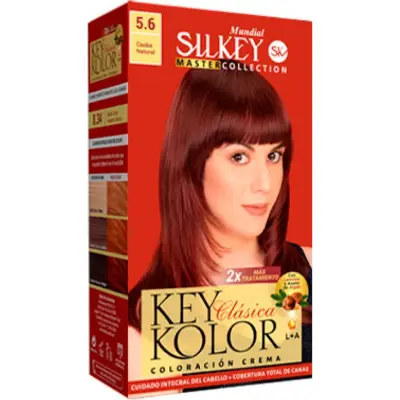 Coloración Capilar Silkey Key Color Master Tono 5.6
