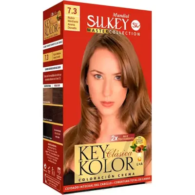 Coloración Capilar Silkey Key Color Master Tono 7.3