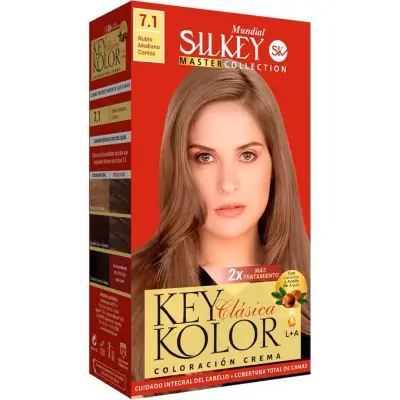 Coloración Capilar Silkey Key Color Master Tono 7.1
