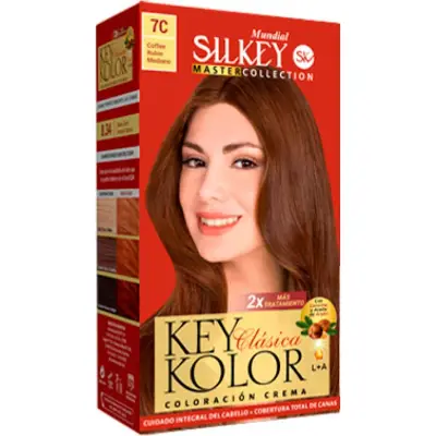 Tintura Capilar Silkey Key Color Master Tono 7.C