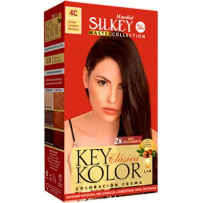 Tintura Capilar Key Color Master Tono 4.C