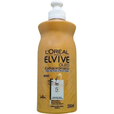 Crema para Peinar L'Oréal Elvive Óleo de Coco 250 ml