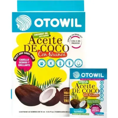 Aceite de Coco con Queratina Otowil Sobres X48