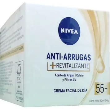 Crema Facial Nivea Antiarrugas 55+ 50 ml