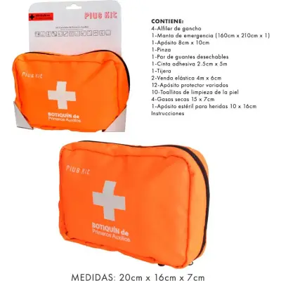 Botiquín de Primeros Auxilios Kopelco Plus Kit Naranja