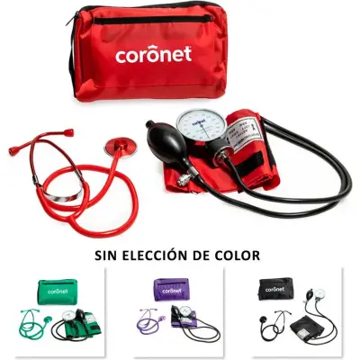 Tensiómetro Manual Aneroide Coronet con Estetoscopio