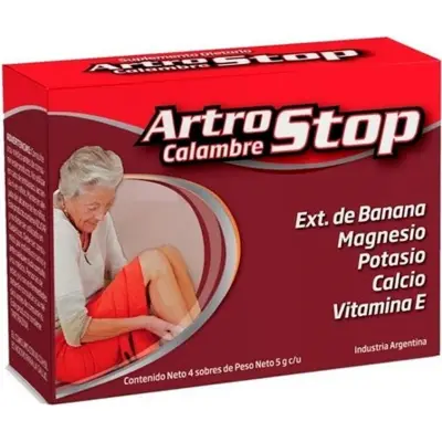 Artrostop Calambre Suplemento Dietario Formulab x 4 Sobres