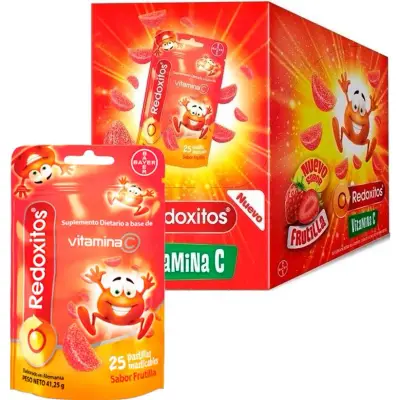 Redoxitos Frutilla Gomitas Masticables x 25
