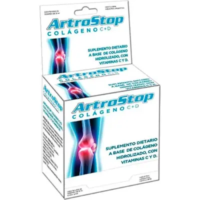Artrostop Colágeno Suplemento Dietario 25 Sobres