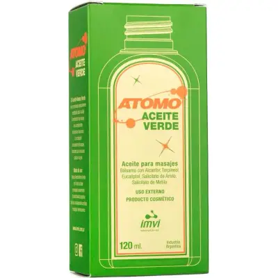 Átomo Desinflamante Imvi Aceite Verde 120 ml