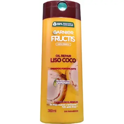 Shampoo Garnier Fructis Oil Liso Coco 350 ml