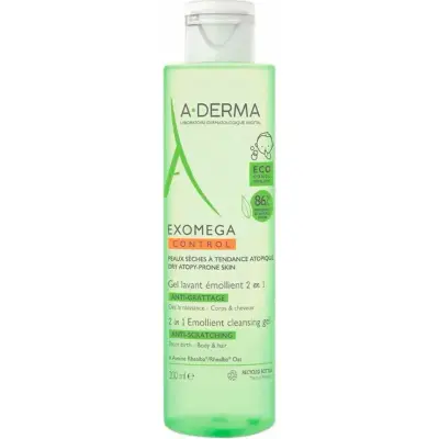 Gel 2 en 1 A-Derma Exomega