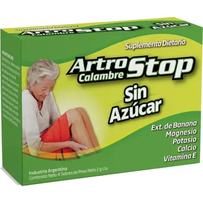 Artrostop Calambres Sin Azúcar Formulab x 4 Sobres