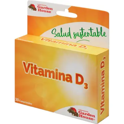 Suplemento Dietario Garden House Vitamina D3 30 Comprimidos