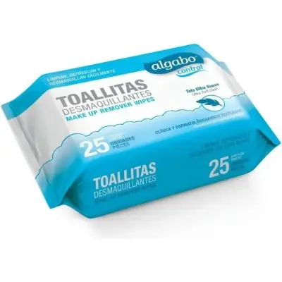 Toallitas Desmaquillantes Algabo x 25