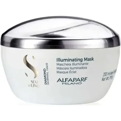 Máscara Capilar AlfaParf Semi di Lino Diamond Illuminating 200 ml