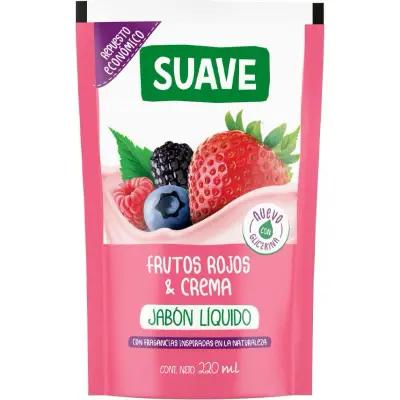 Jabón Líquido Suave Frutos Rojos 220 ml