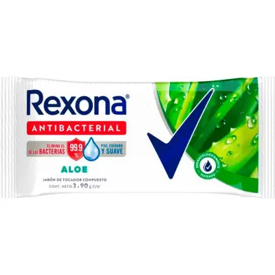 Jabón Antibacterial Rexona Aloe 3 x 90 g