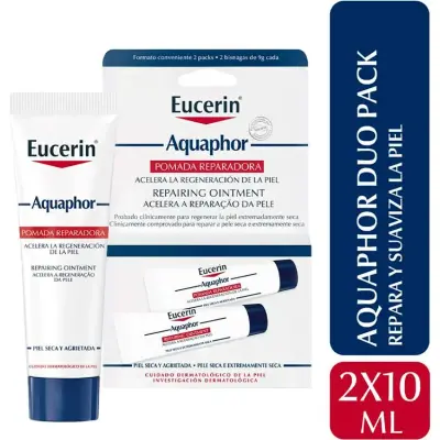 Crema Reparadora Eucerin Aquaphor Pack x2 10 ml