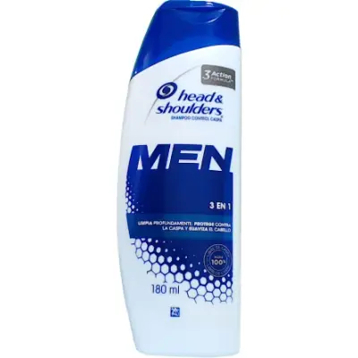 Shampoo Head & Shoulders 3 en 1 180 ml