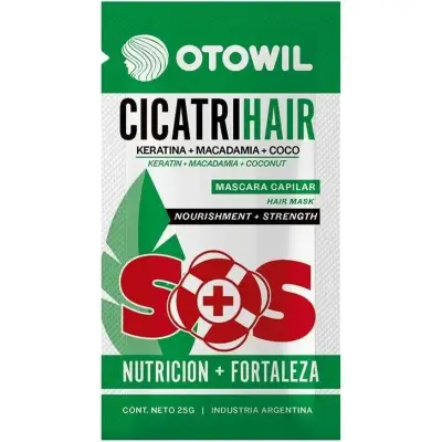 Crema Capilar Otowil Cicatri Kera + Mac 25 g