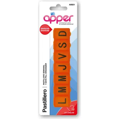 Pastillero Organizador Semanal Apper