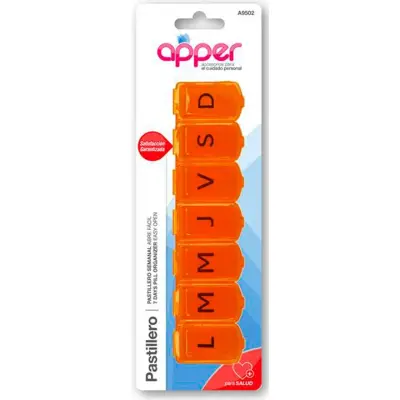 Pastillero Organizador Semanal Apper