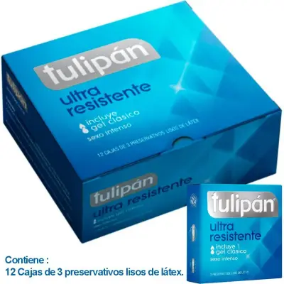 Preservativos Tulipán Ultra Resistente 12 unidades