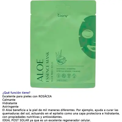 Máscara Facial Coony Aloe Essence