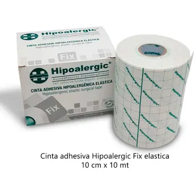 Tela Adhesiva Hipoalergénica Riasa Fix con Cubierta 10 cm x 10 m