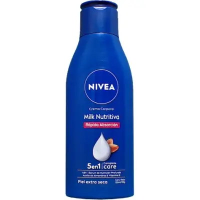 Crema Corporal Nivea Body Milk Nutritiva 125 ml