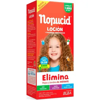 Nopucid Uso Diario Loción Repelente de Piojos 65 ml