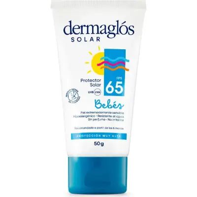 Emulsión Protectora Solar Dermaglós FPS 65 50 g