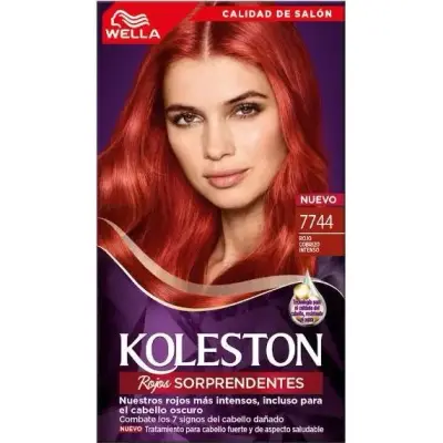 Tintura Capilar Koleston Kit Tono 74 Rubio Ardiente