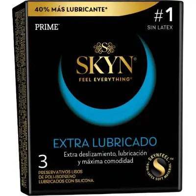 Preservativo Prime Pre Skyn Extra Lubricado x3