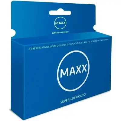Preservativos Maxx Súper Lubricados x 6